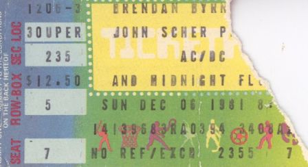 1981 - AC/DC & Midnight Flyer